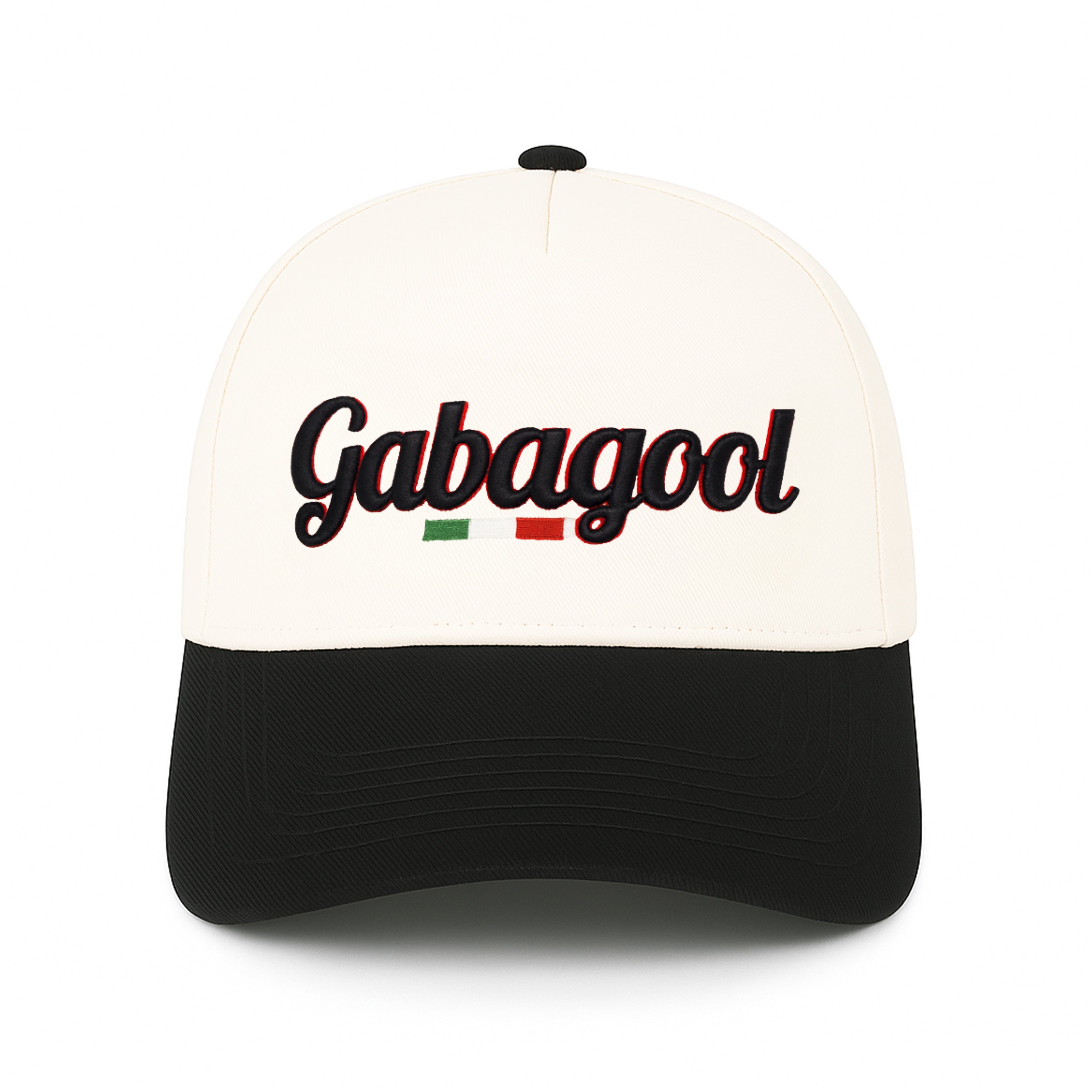 Gabagool Hat – Vintage Italian-American Puff Embroidery Cap  display picture 1