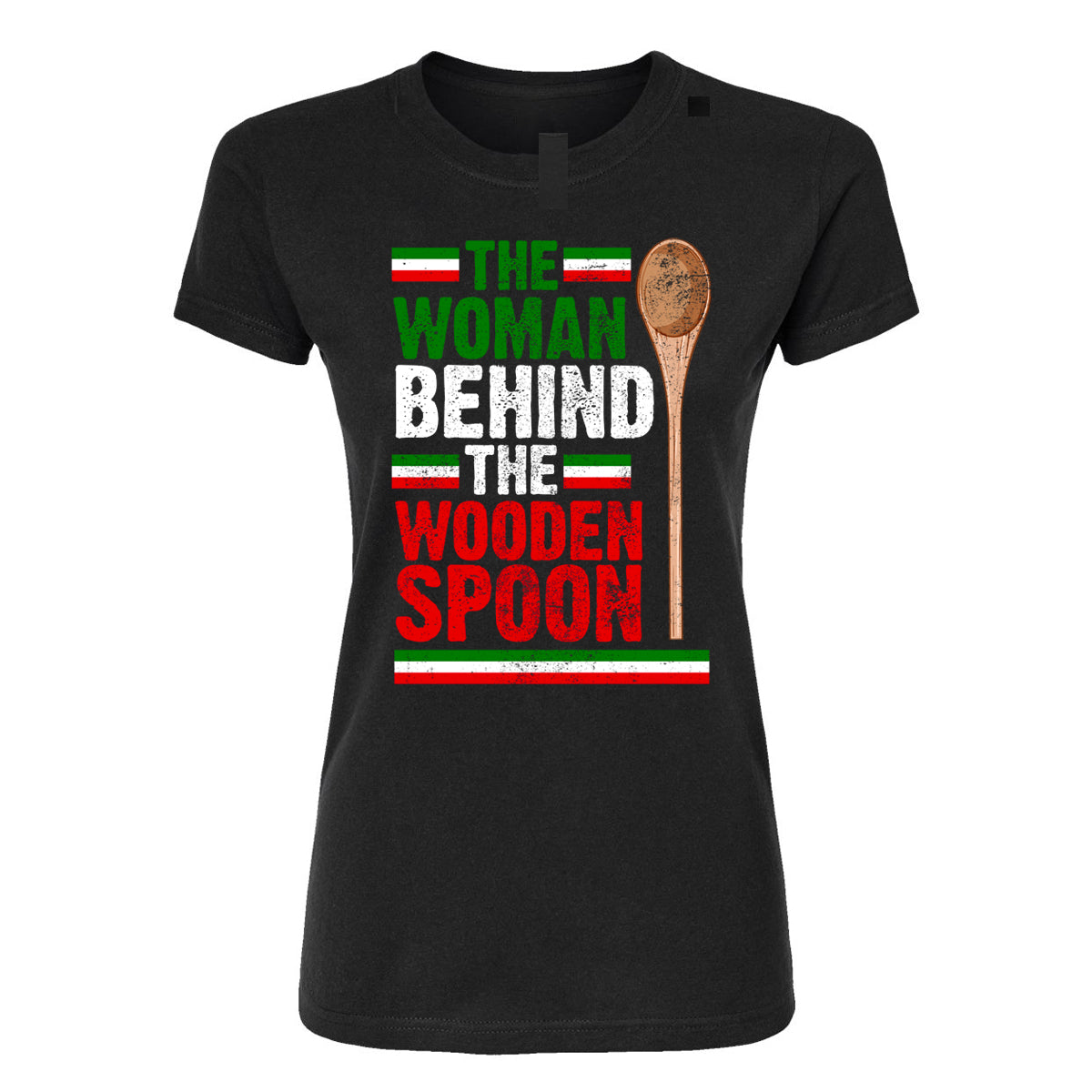 The Woman Behind The Spoon Womens Tee