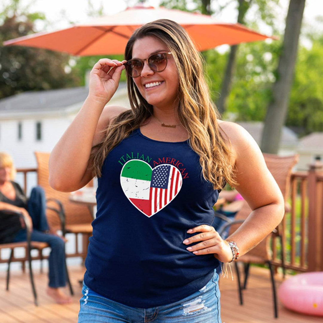 Italian American Heart Women's Tank
