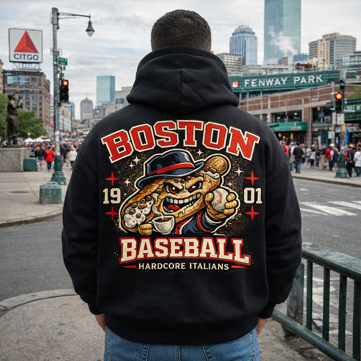Boston Baseball Italian Cannoli Premium Hoodie