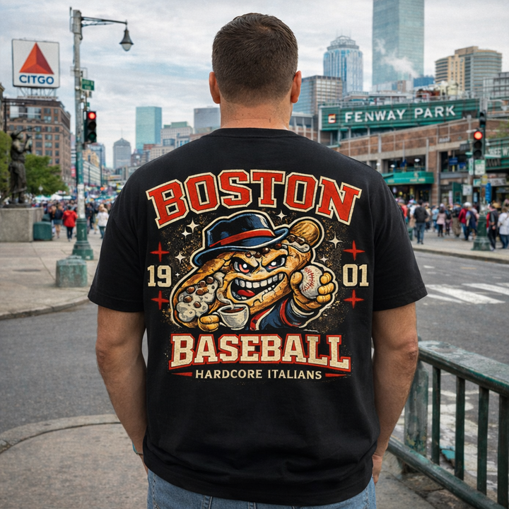 Boston Baseball Italian Tee