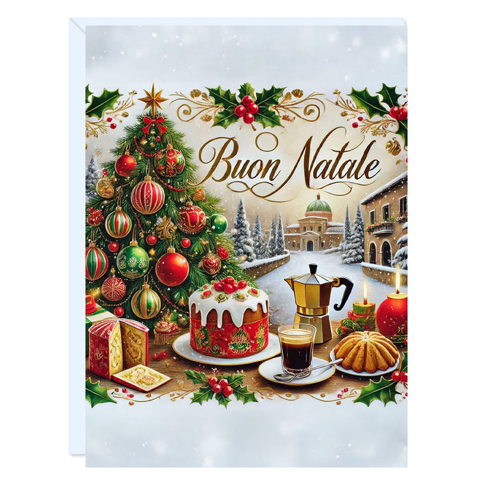 Buon Natale Folded Greeting Card