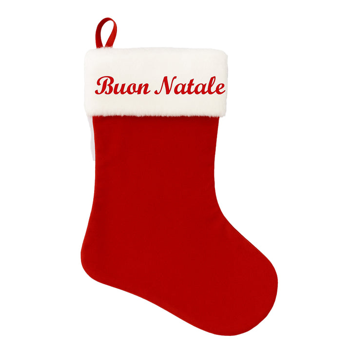 Buon Natale Christmas Stocking