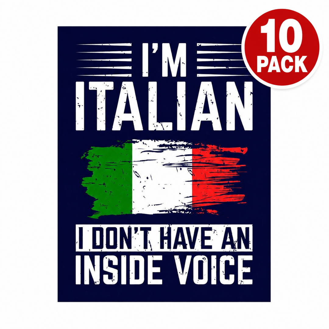 Inside Voice Sticker - 10 Pack