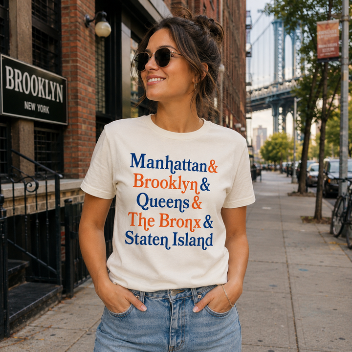 New York Boroughs Tee