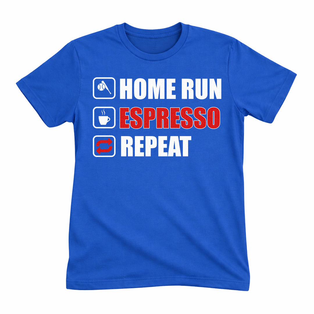 Home Run Espresso Repeat Tee