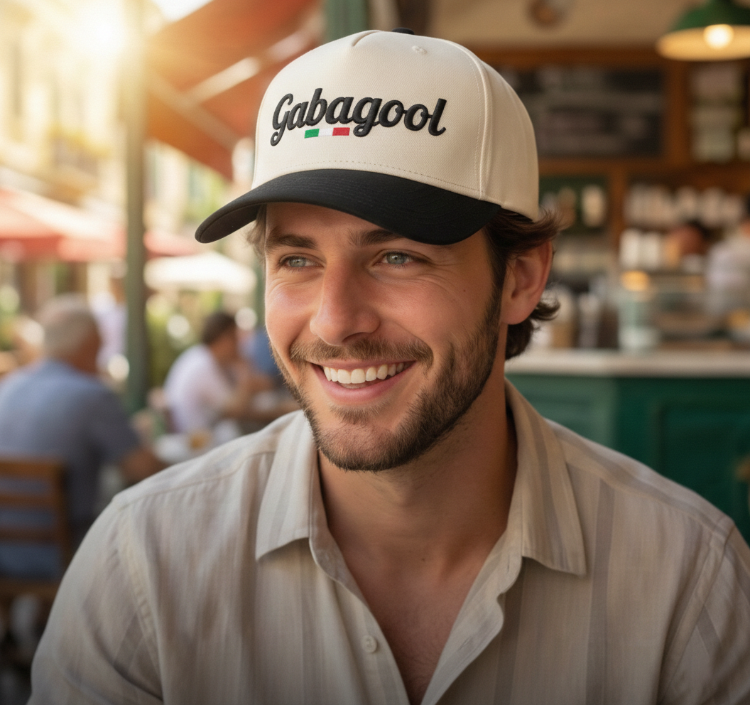 Gabagool Guantlets Gabagool Hat – Vintage Italian-American Puff Embroidery Cap | Classic ...