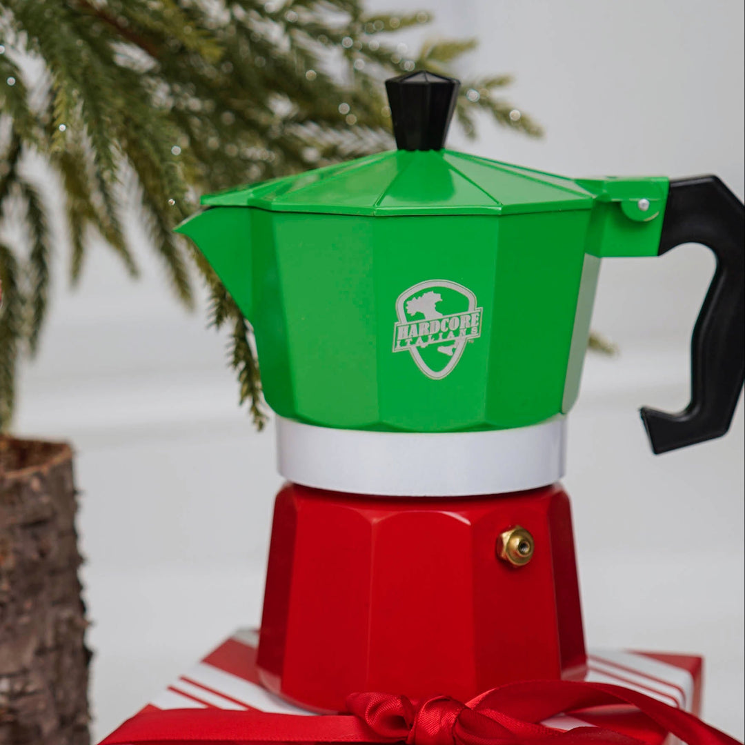 Italian Flag Moka Pot