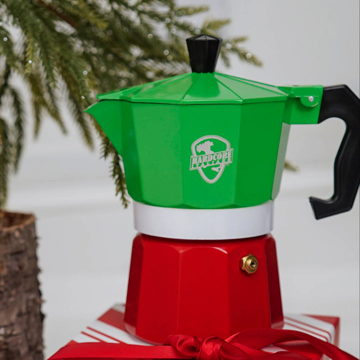 Italian Flag Moka Pot