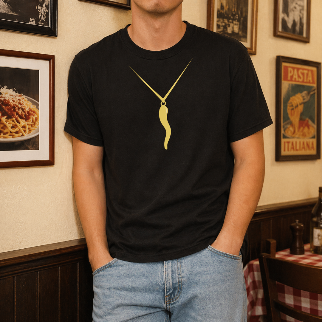 Italian Horn Necklace Tee