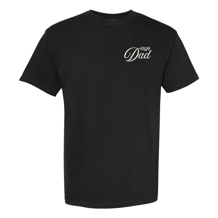Italian Dad Flag Embroidered Tee