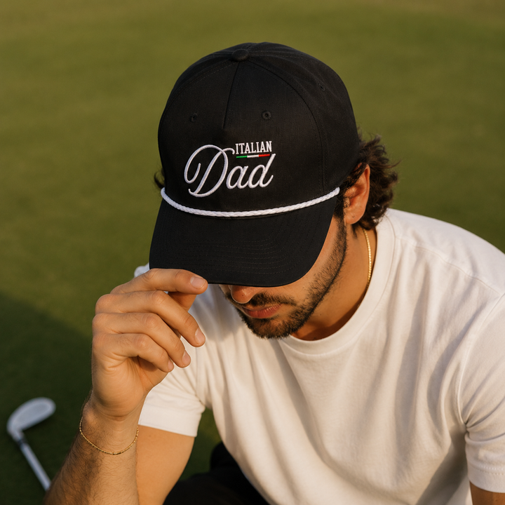 Italian Dad Flag Rope Hat