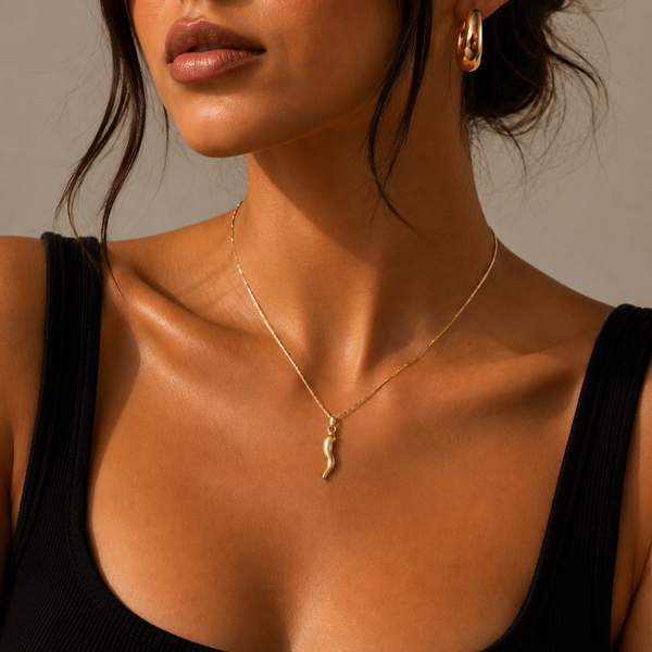 Italian Horn Necklace