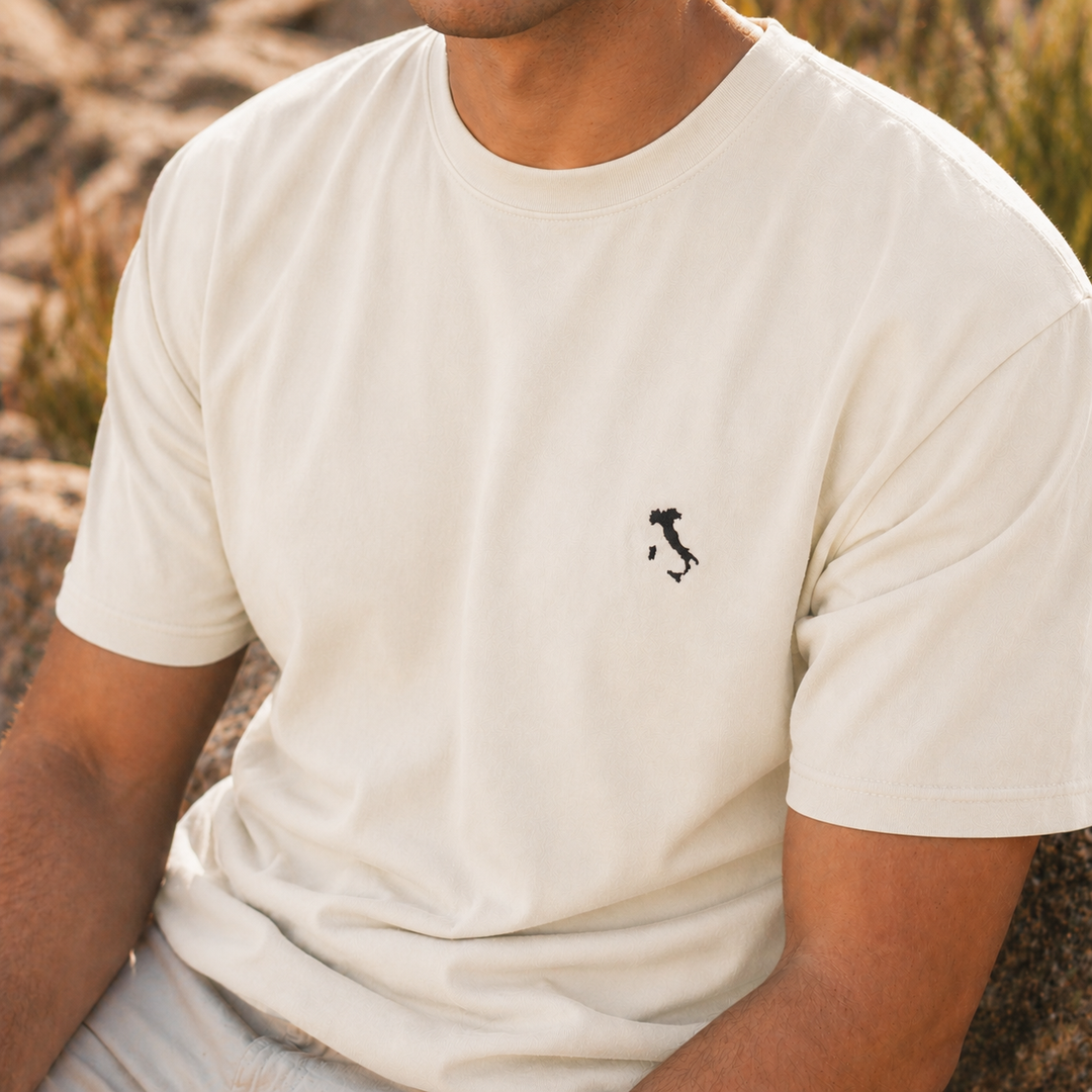 Italia Basic Embroidered Tee