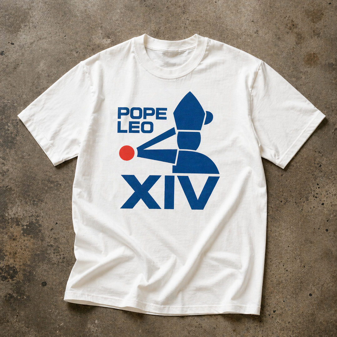 Pope Leo XIV Baseball Tee