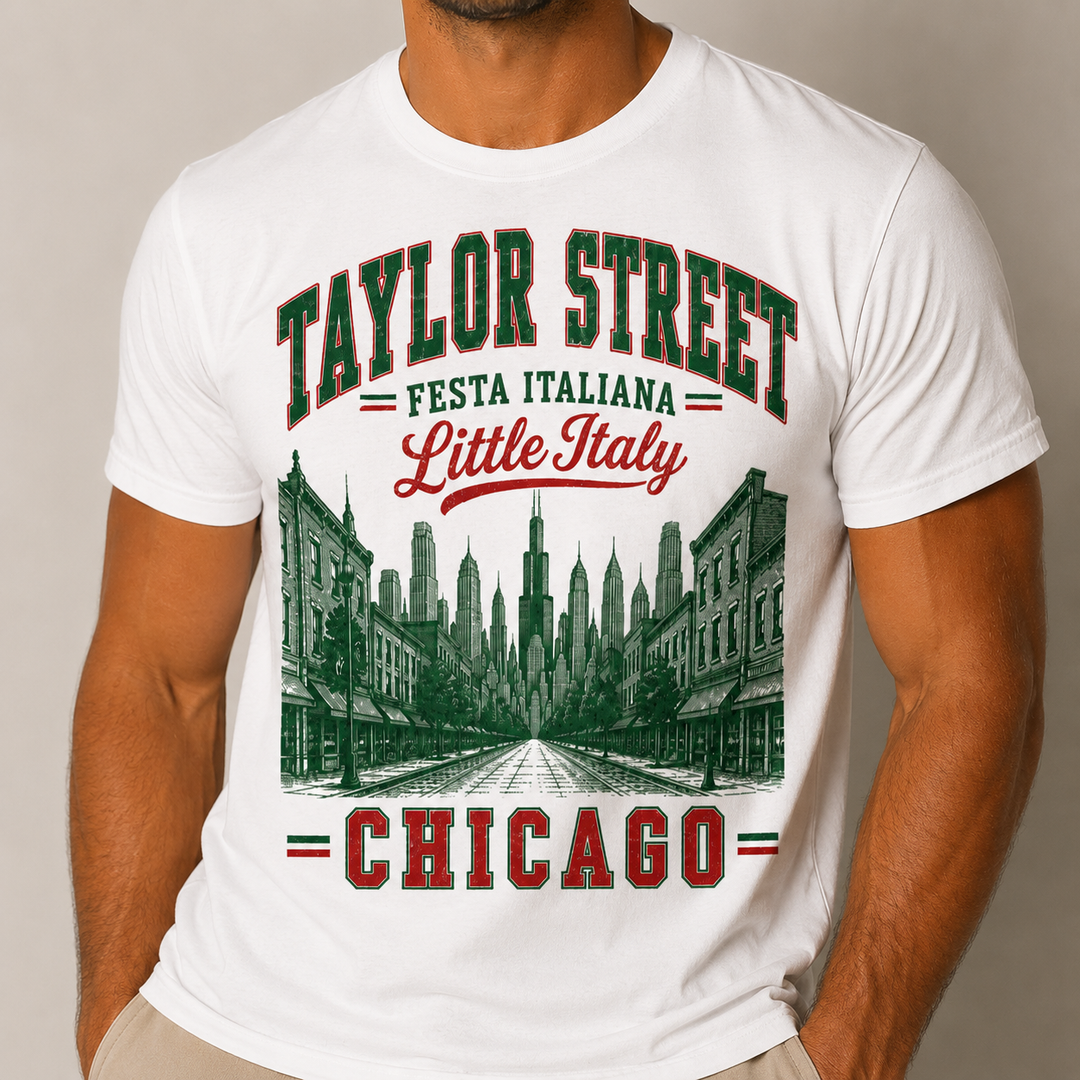 Taylor Street Chicago Heritage Tee