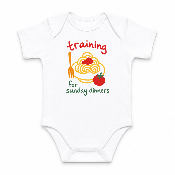 Training for Sunday Dinners Onesie