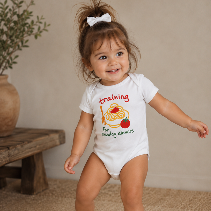 Training for Sunday Dinners Onesie