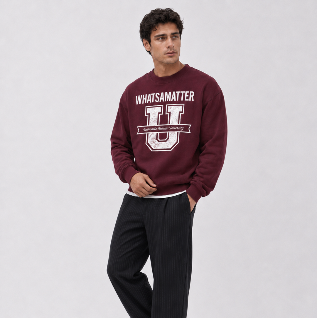Whatsamatter University Crewneck