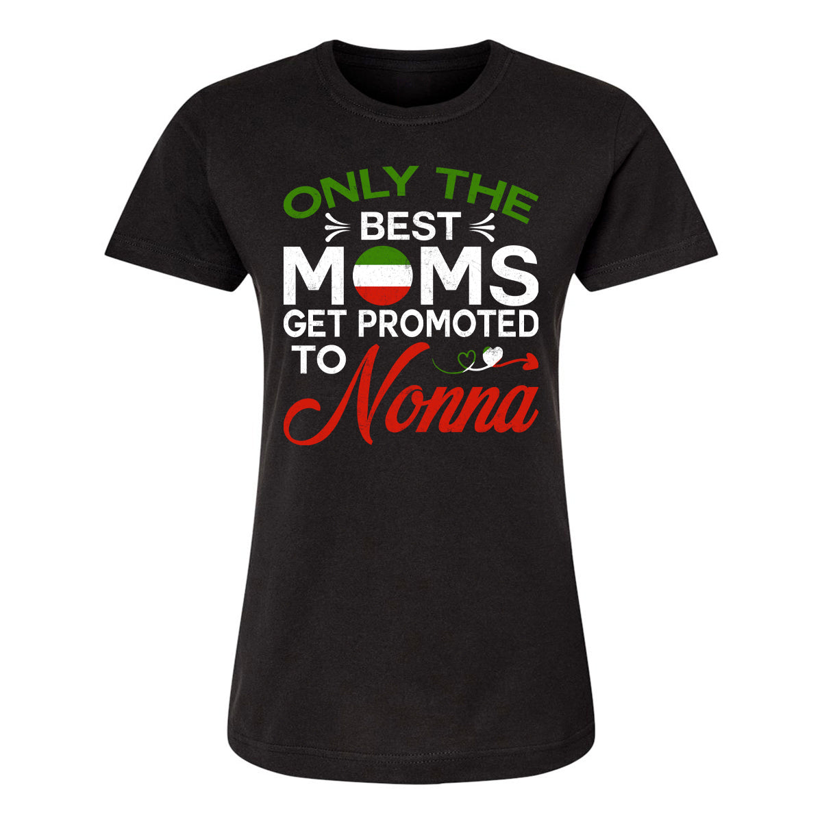 Promoted To Nonna Womens Relaxed Fit Tee