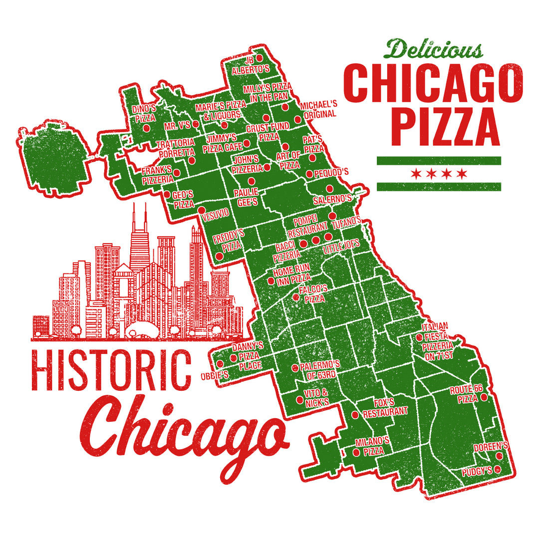 Chicago Pizza Tee