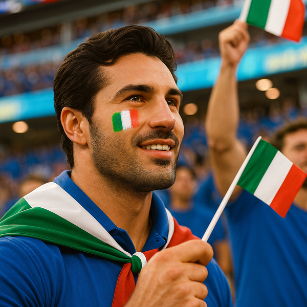 Italian Flag Face Paint
