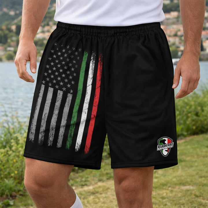 Italian-American Flag Shorts