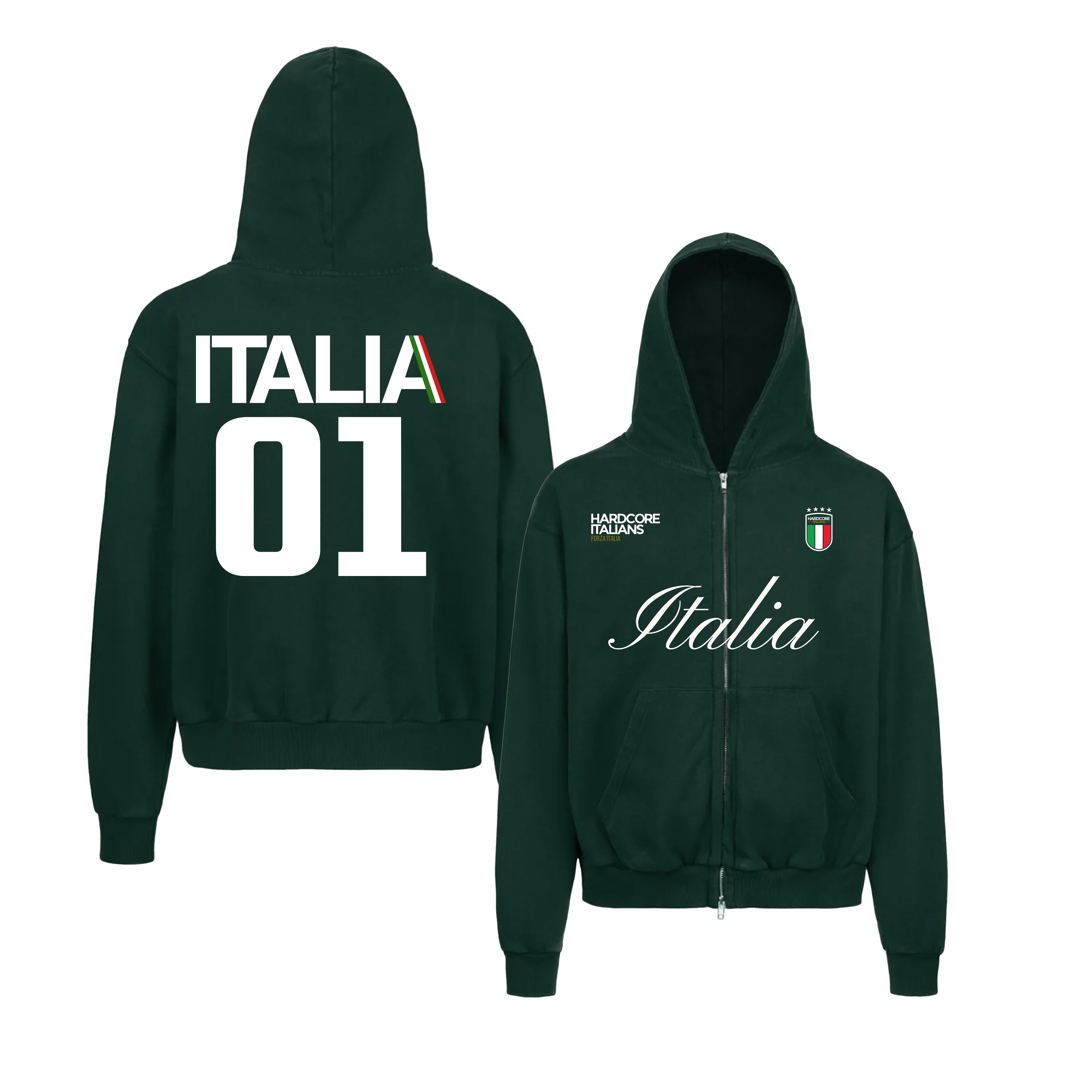Forza Italian Green Zip-Up