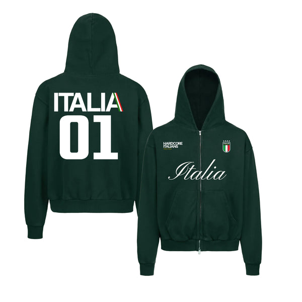Forza Italian Green Zip-Up