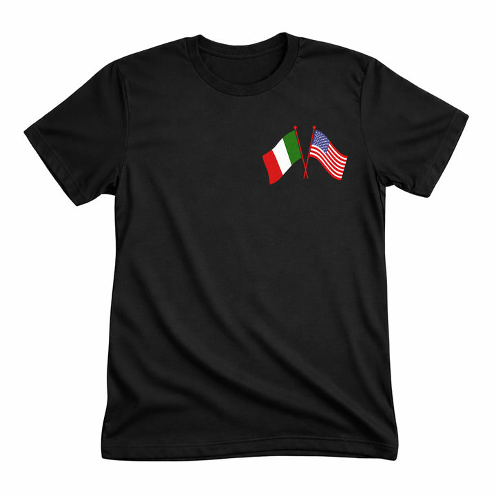 Italian American Cross Flag Tee