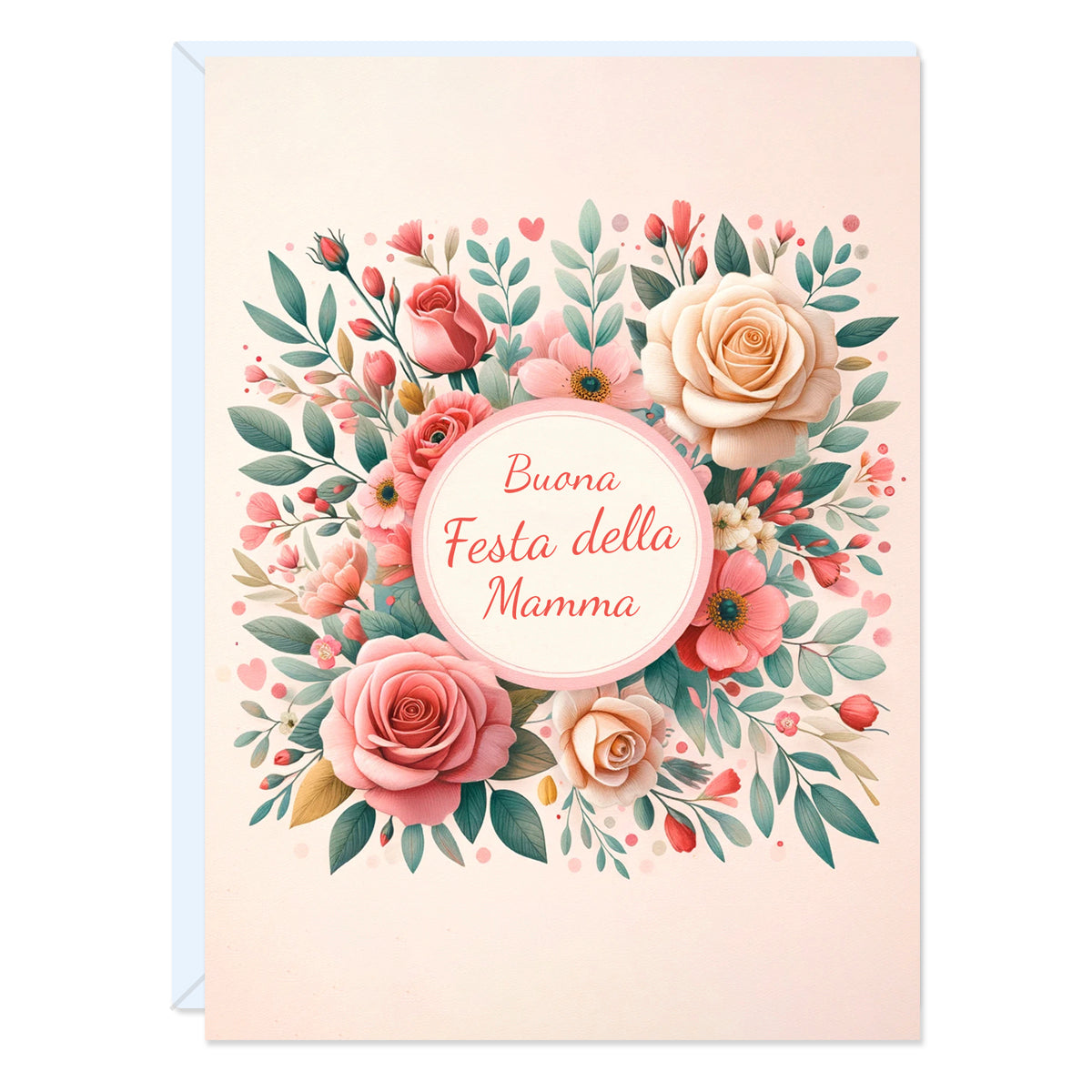 Buona Festa Della Mamma Folded Greeting Card