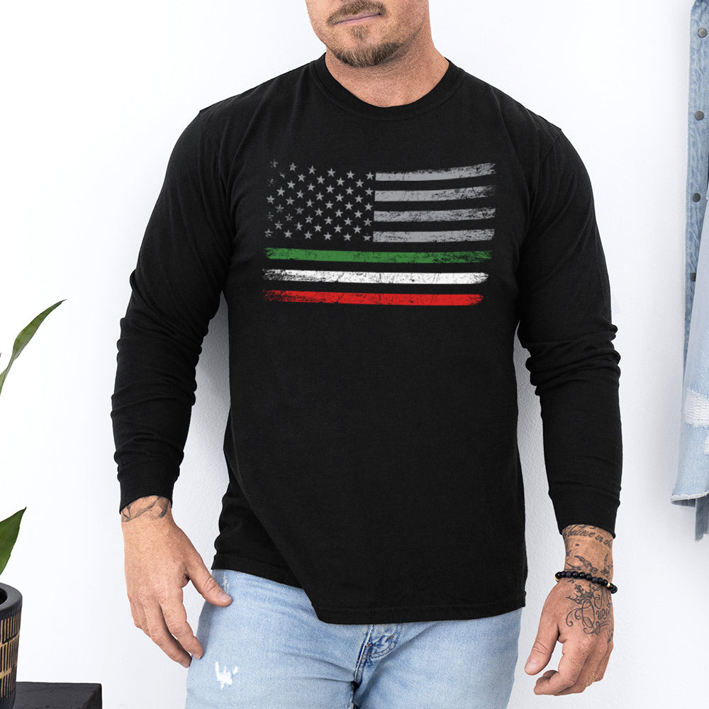 ITALY shirt sz Large bedazzled glittery logo Flag Colors Hear ITALY shirt sz Large bedazzled glittery logo Flag Colors Hear