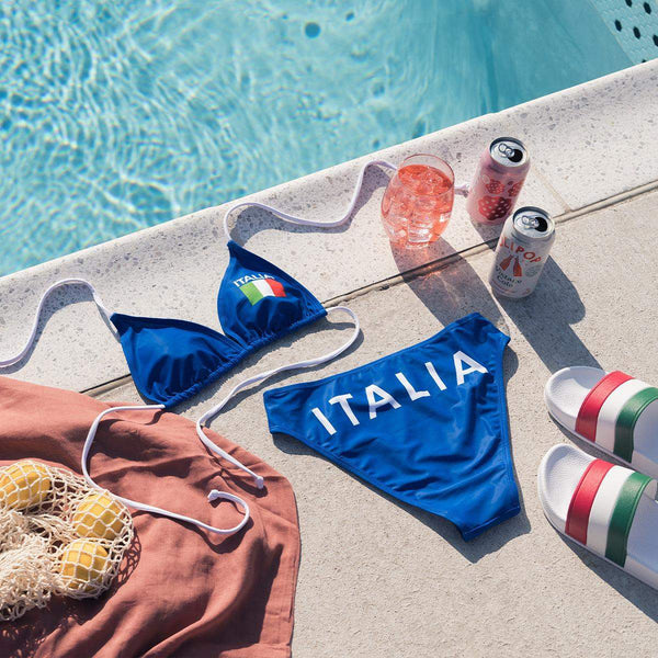 Italia Bikini Set (Blue) - Hardcore Italians