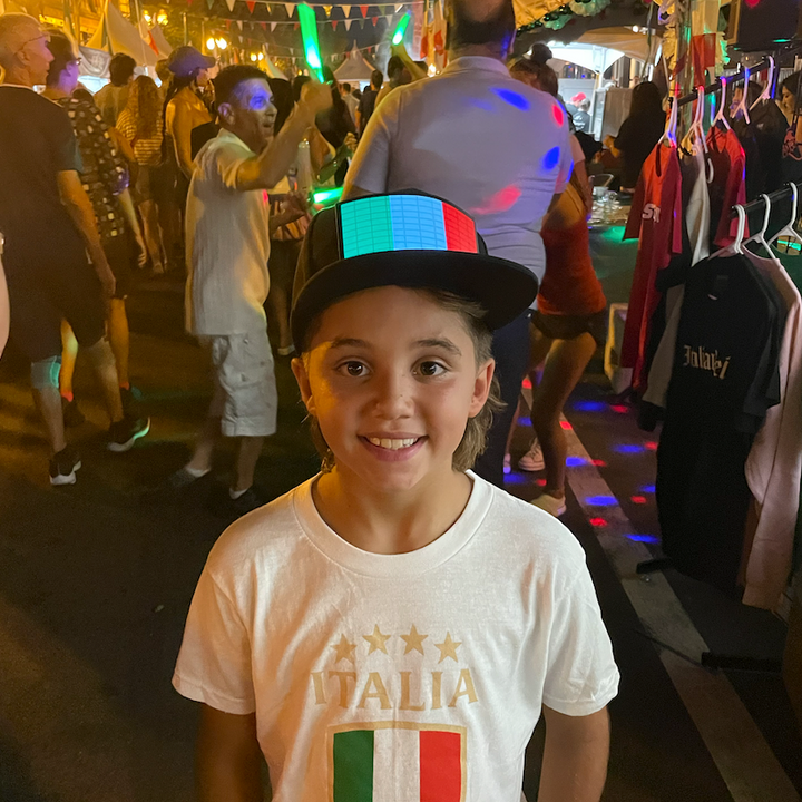 LED Light Up Italia Hat