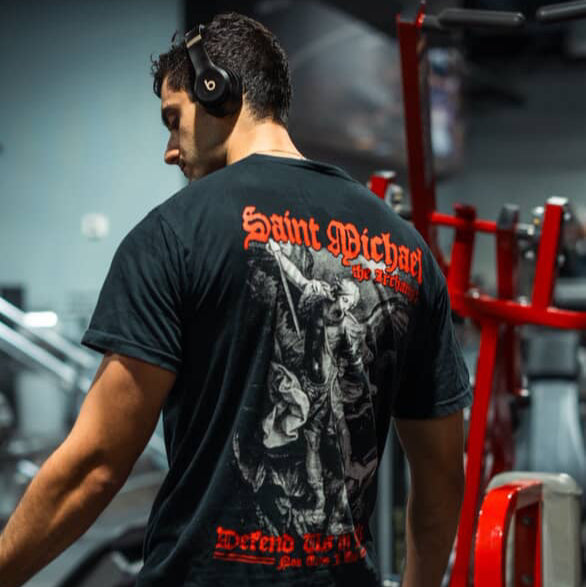 Saint Michael Tee – Hardcore Italians