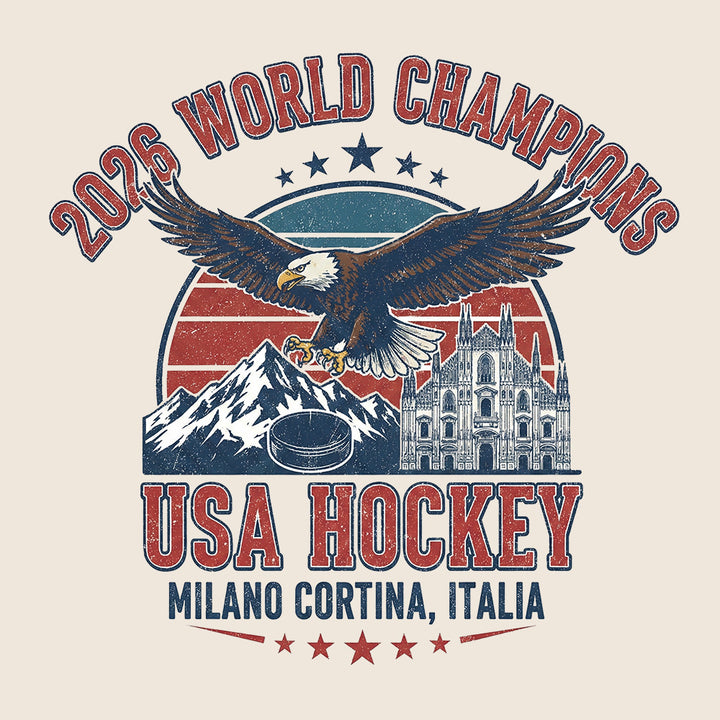 USA Hockey Champs Milano 2026 Tee