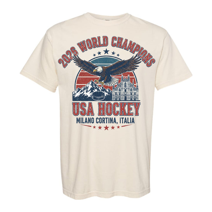 USA Hockey Champs Milano 2026 Tee