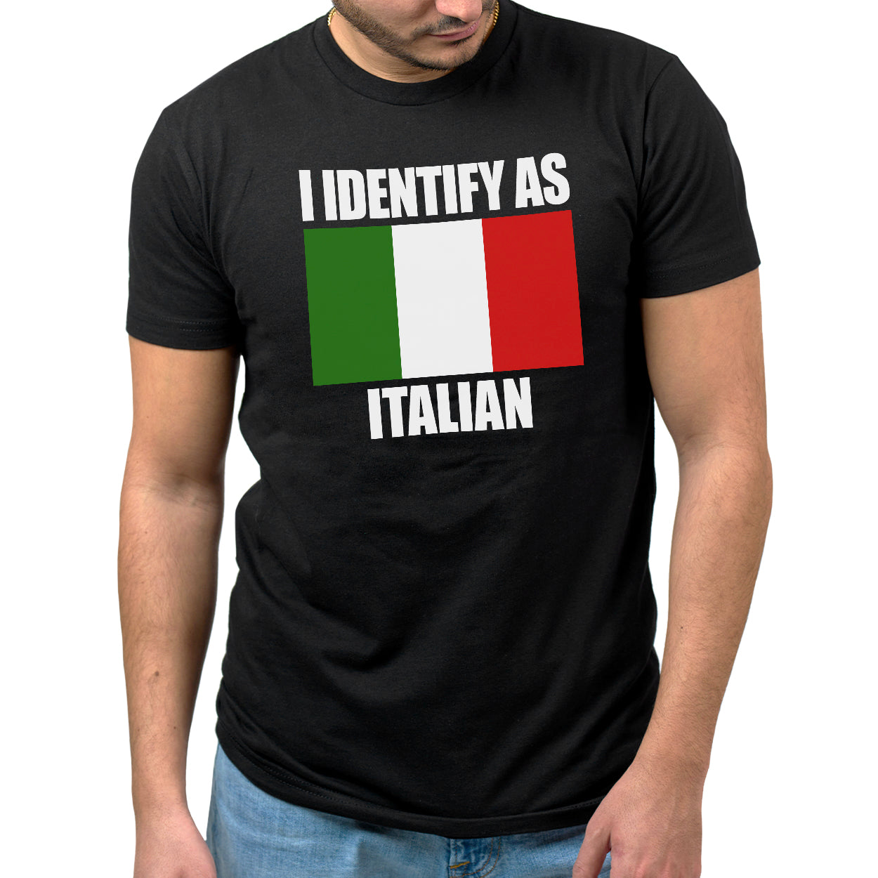 Mi identifico come maglietta italiana