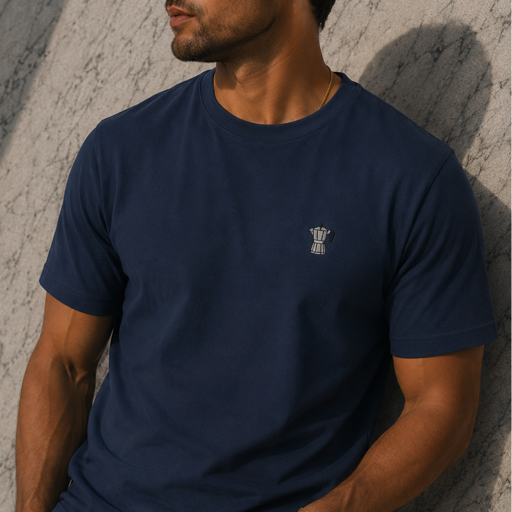 Moka Pot Embroidered Tee