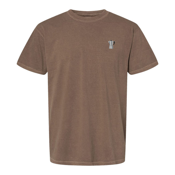 Moka Pot Embroidered Tee