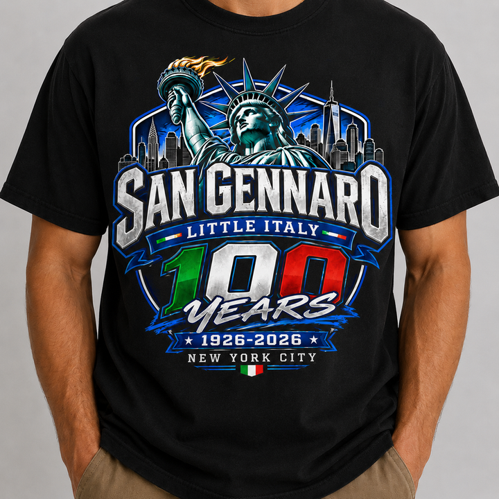 San Genarro Little Italy 100 Years Tee
