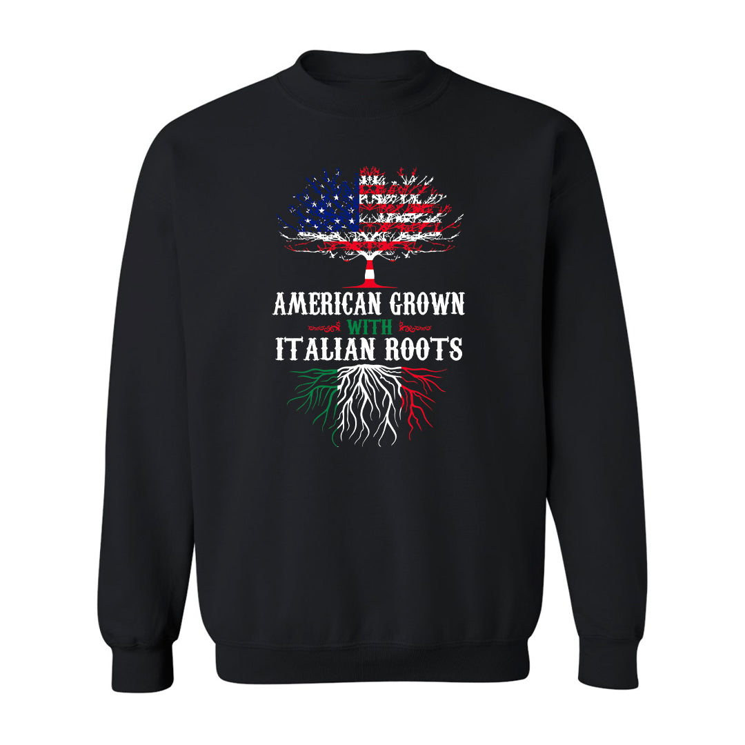 American Grown Italian Roots Crewneck