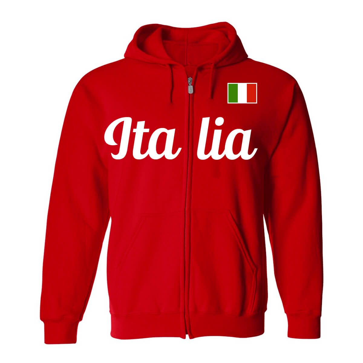 Italia Full-Zip Hoodie – Hardcore Italians