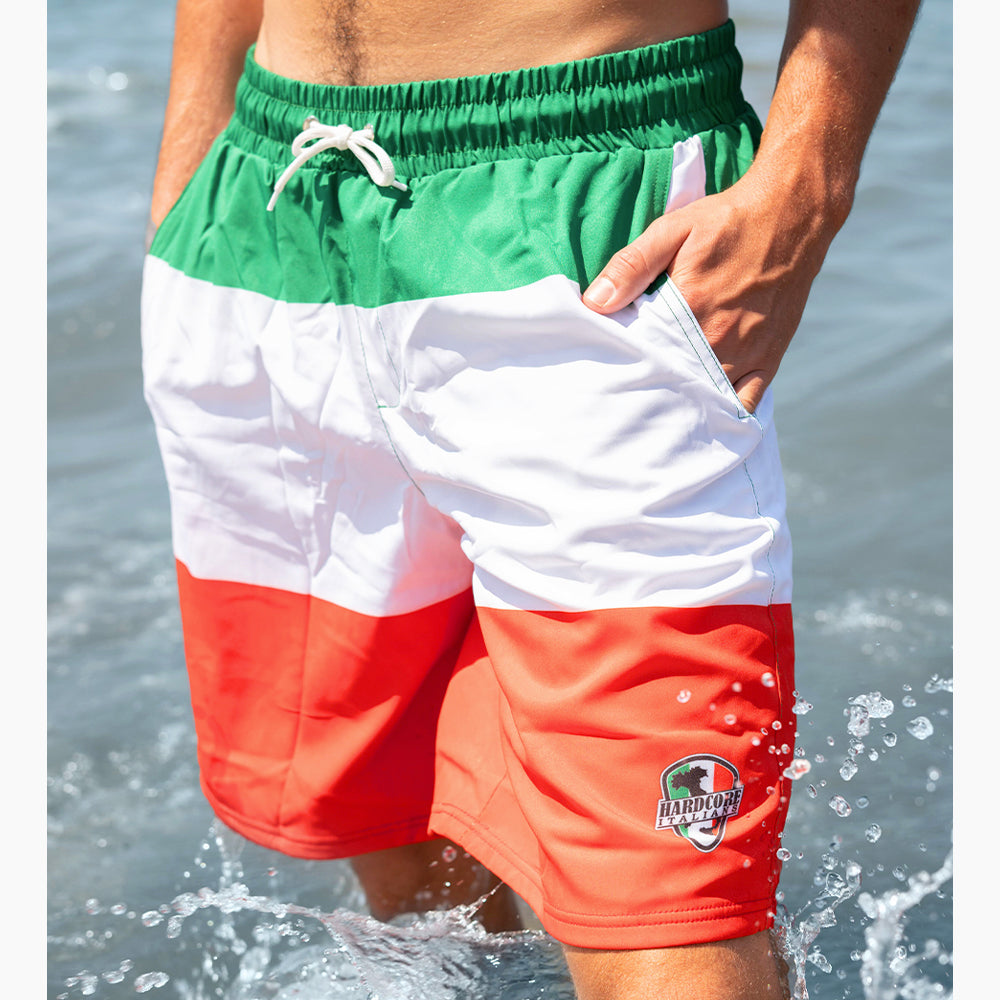 Italy Flag Swim Trunks
