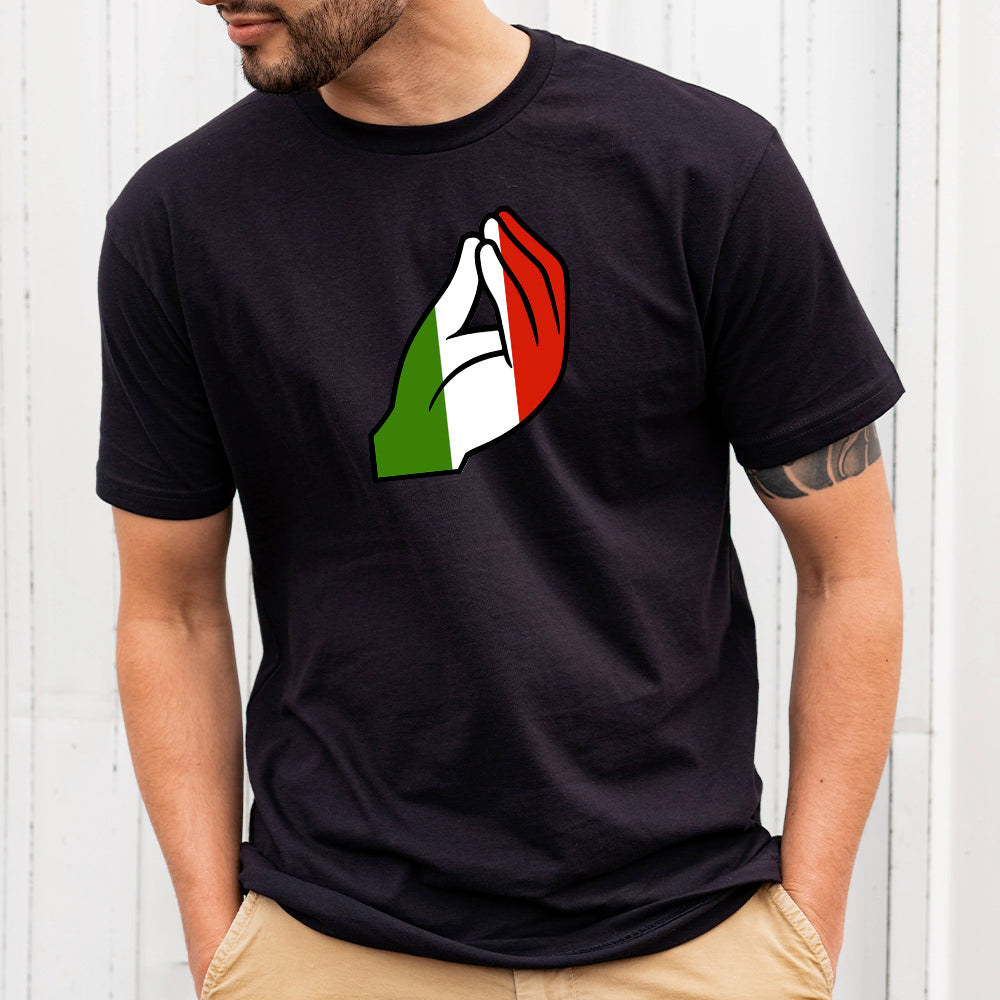 Italian Hand Pinched Fingers Emoji T-Shirt – Hardcore Italians