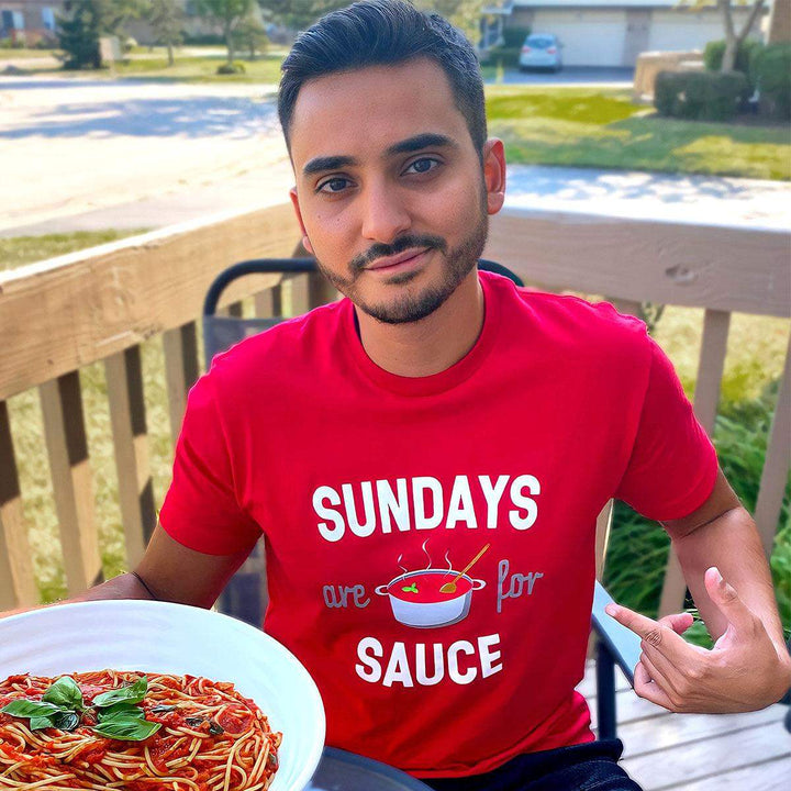 Sundays Are For Sauce Tee - Hardcore Italians